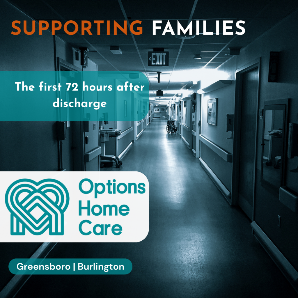 Home care for hospital to home discharge